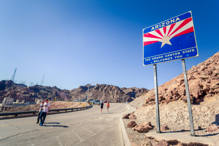 Arizona Side Of Hoover Dam