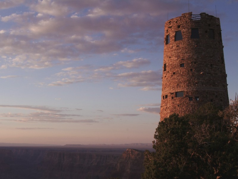 Desert View Watchtower at Grand Canyon