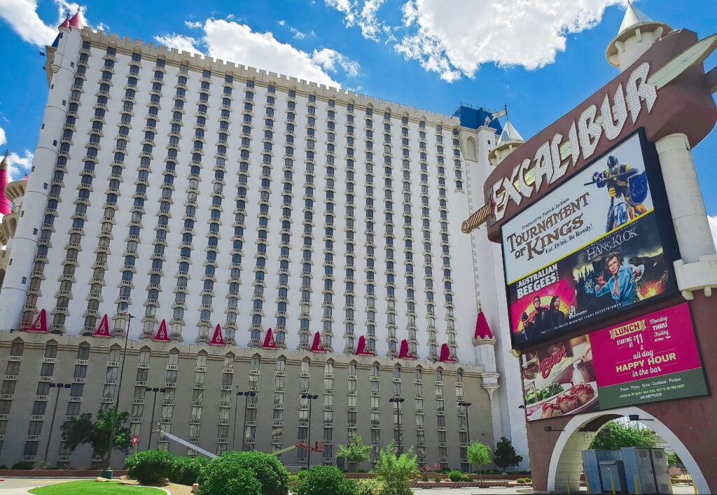 Fachada del Hotel Excalibur