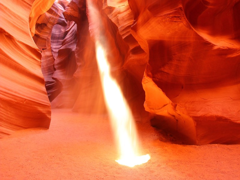 Light Beam at Antelope Canyon