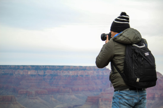 Fotógrafo en el Gran Cañón
