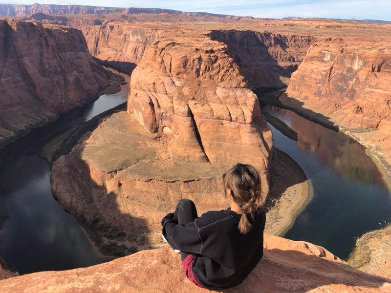 Vista de The Edge en Horseshoe Bend