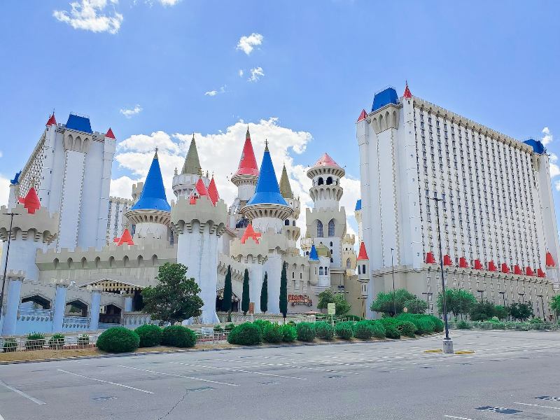 View of Excalibur Hotel Casino