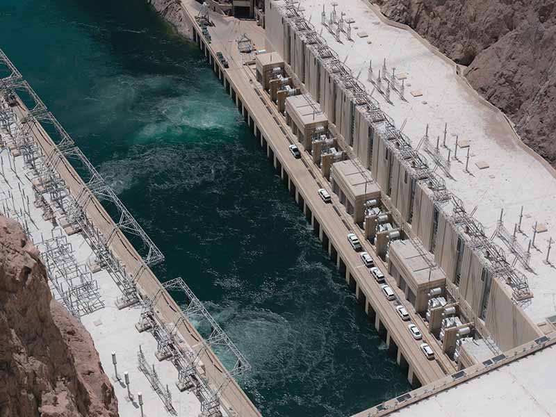 View of Hoover Dam