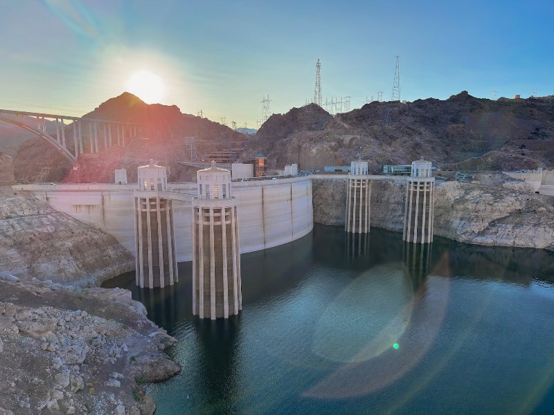 View of Hoover Dam