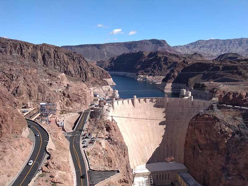 View of Hoover Dam
