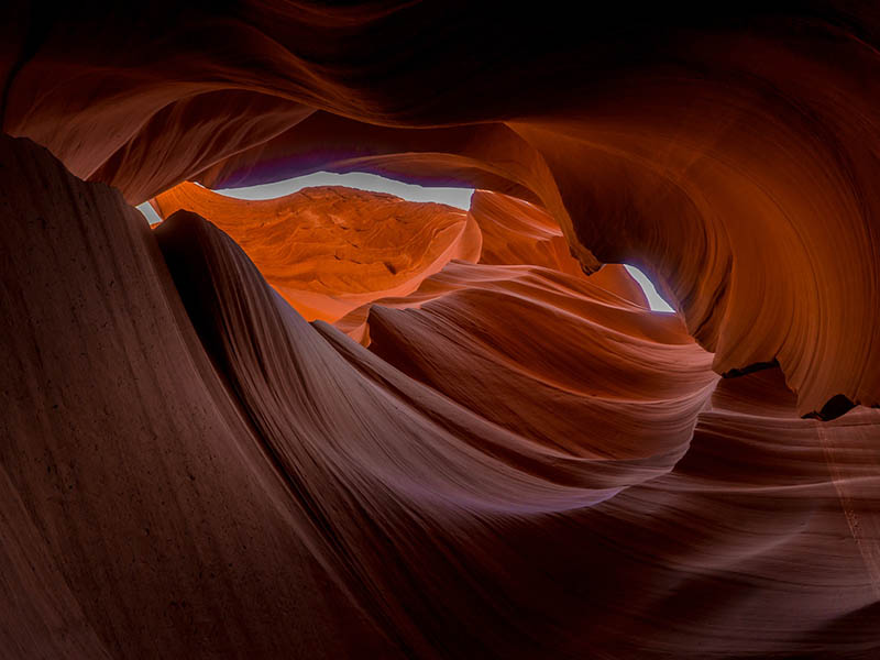 View of Lower Antelope Canyon