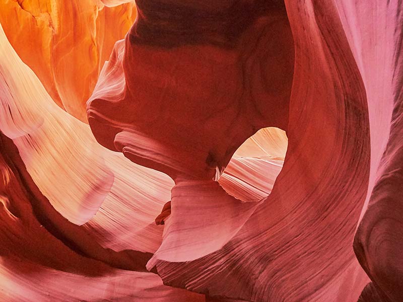 View of Lower Antelope Canyon