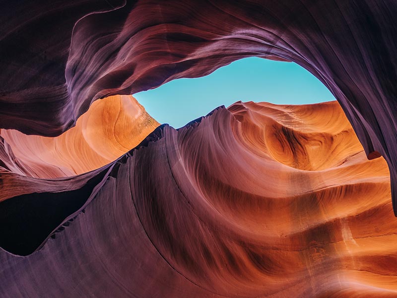 View from Antelope Canyon