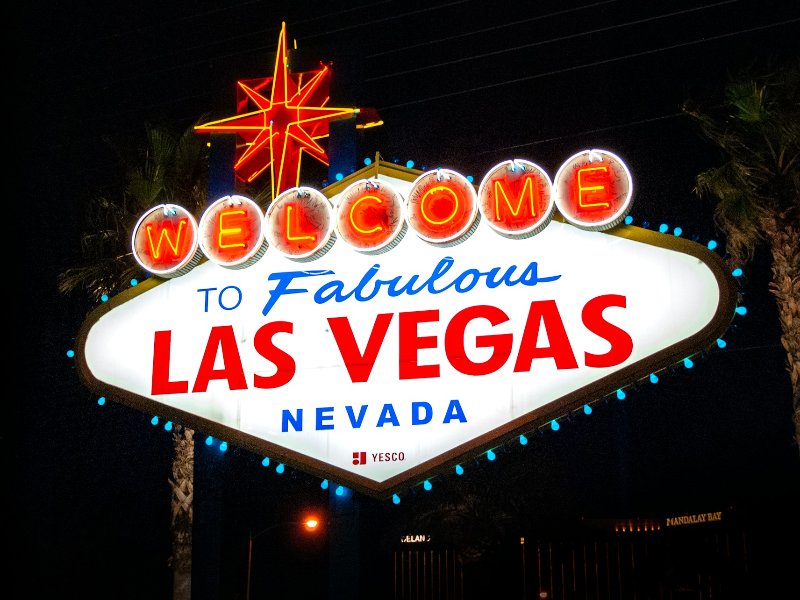 View of Welcome to Las Vegas Sign