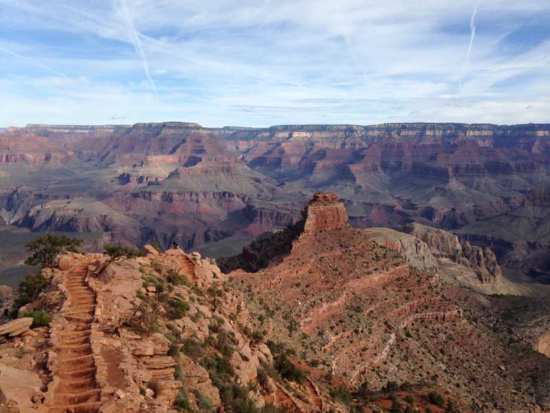 A view of the Grand Canyon from the Grand Canyon Village