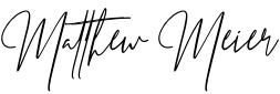 Matthew Meier signature